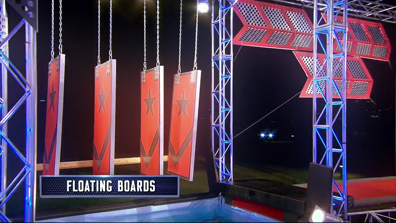 Australian Ninja Warrior Season 1 Grand Final Floating Boards